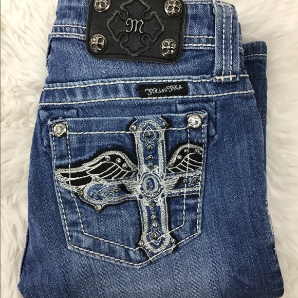 Miss Me Bermuda jk6079m Shorts Girls Size 16 (*5)^ - Picture 3 of 5